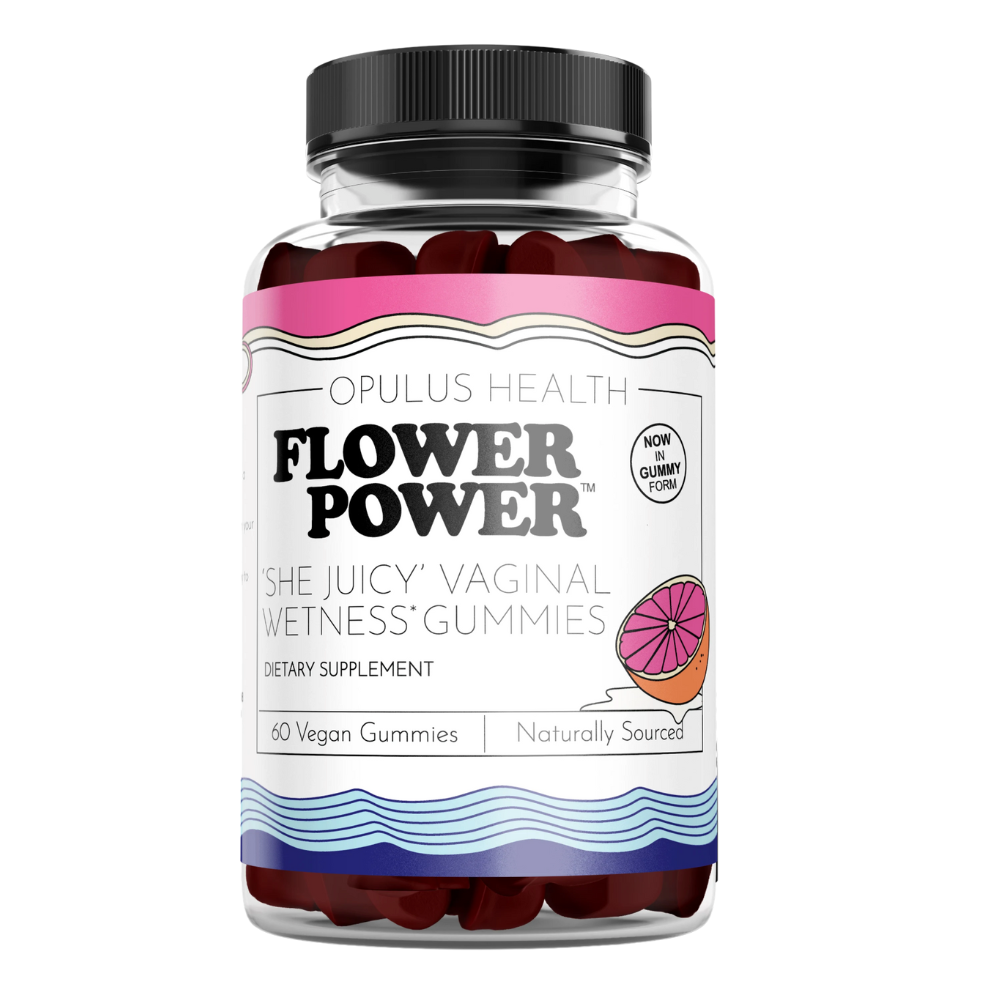 Flower Power® 'She Juicy' Vaginal Moisture Gummies (60ct/each)
