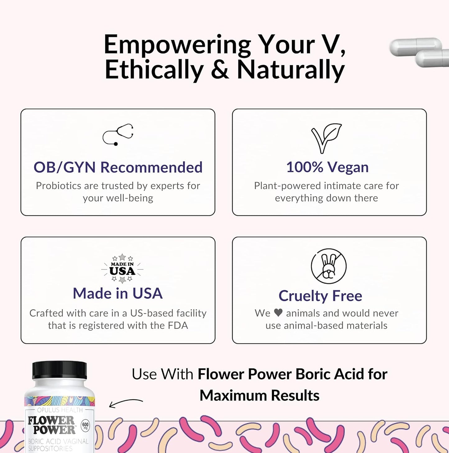 Flower Power® 'Divine Vagine' Probiotic Blend (30ct/ea)