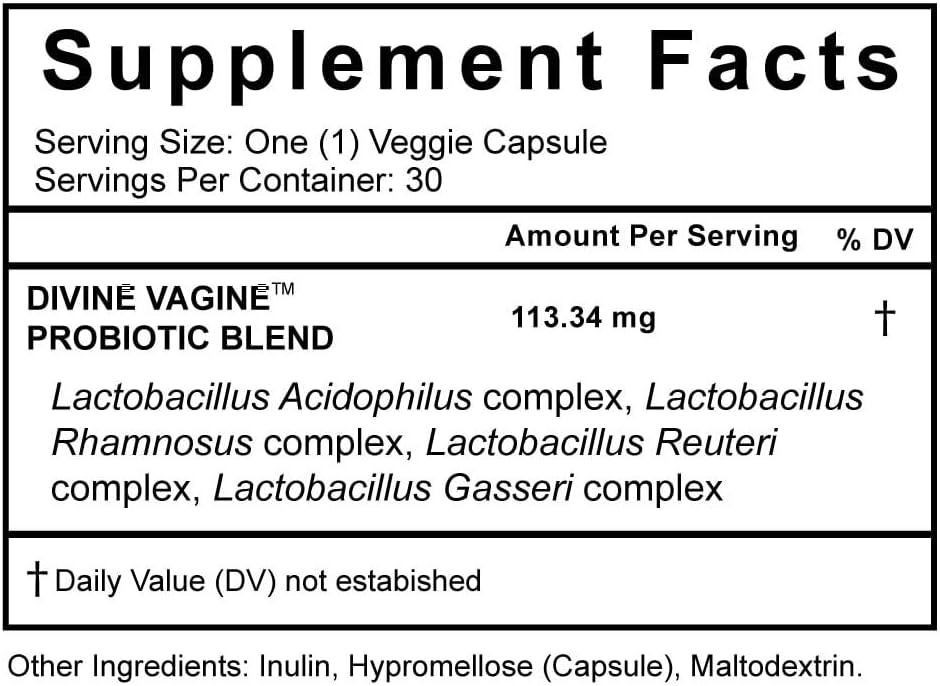Flower Power® 'Divine Vagine' Probiotic Blend (30ct/ea)