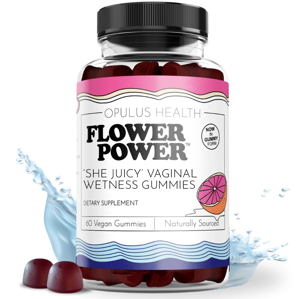 Flower Power® 'She Juicy' Vaginal Moisture Gummies (60ct/each)