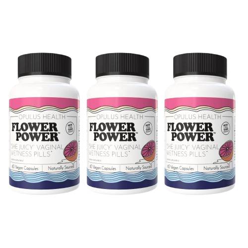 Flower Power® 'She Juicy' Vaginal Moisture Supplement (60ct/ea)