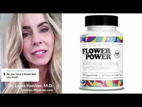 Flower Power® Boric Acid Suppositories (30ct/ea)
