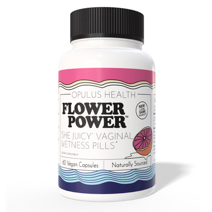 Flower Power® 'She Juicy' Vaginal Moisture Supplement (60ct/ea)