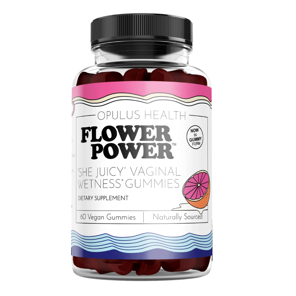 Flower Power® 'She Juicy' Vaginal Moisture Gummies  (60ct/each)