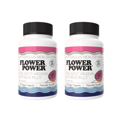 Flower Power® 'She Juicy' Vaginal Moisture Supplement (60ct/ea)