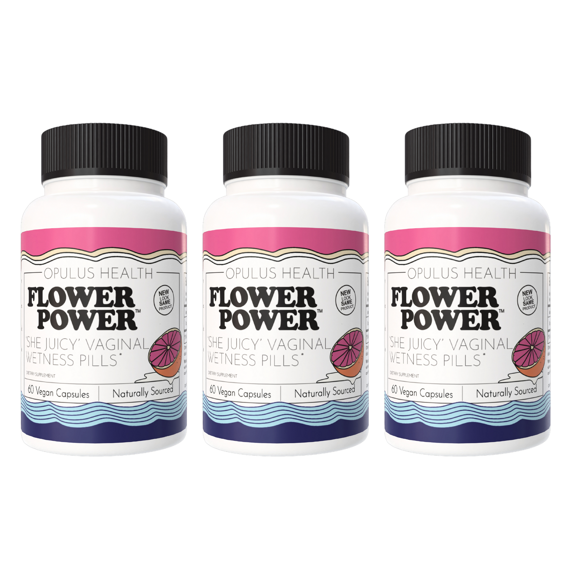 Flower Power She Juicy Vaginal Moisture Supplement | Hormone-Free Slippery Elm Bark Capsules (60ct) Flower Power Feminine Health Flower Power She Juicy Vaginal Moisture Supplement | Hormone-Free Slippery Elm Bark Capsules (60ct) Flower Power Feminine Health
