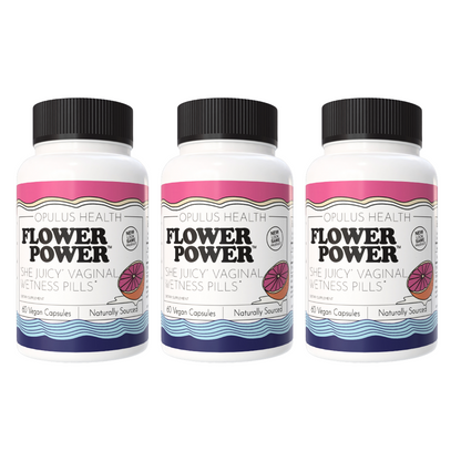 Flower Power® 'She Juicy' Vaginal Moisture Supplement (60ct/ea)