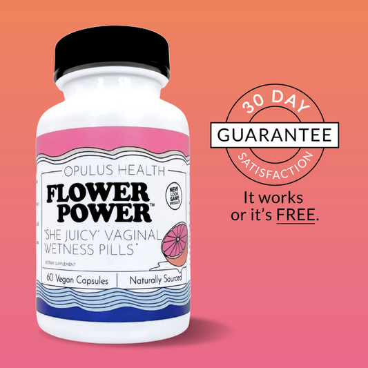 Flower Power® 'She Juicy' Vaginal Moisture Supplement (60ct/ea)