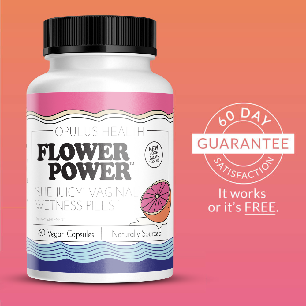 Flower Power® 'She Juicy' Vaginal Moisture Supplement (60ct/ea)