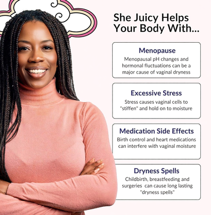 Flower Power® 'She Juicy' Vaginal Moisture Gummies  (60ct/each)