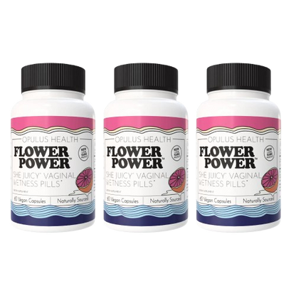 Flower Power® 'She Juicy' Vaginal Moisture Supplement (60ct/ea)
