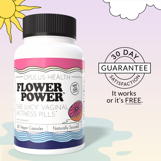 Flower Power® 'She Juicy' Vaginal Moisture Supplement (60ct/ea)